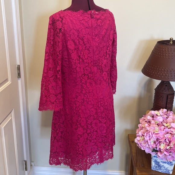 Dolce & Gabbana Fuschia Pink Lace Dress - Picture 7 of 16